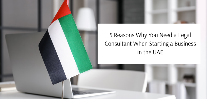 5 Reasons Why You Need a Legal Consultant When Starting a Business in the UAE