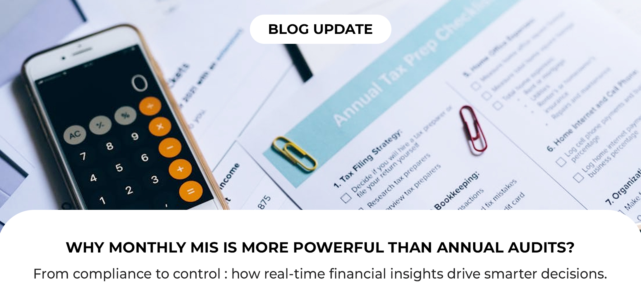  Why Monthly MIS Is More Powerful Than Annual Audits